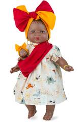 Poupée Kenia Jungle de 45 cm avec bébé