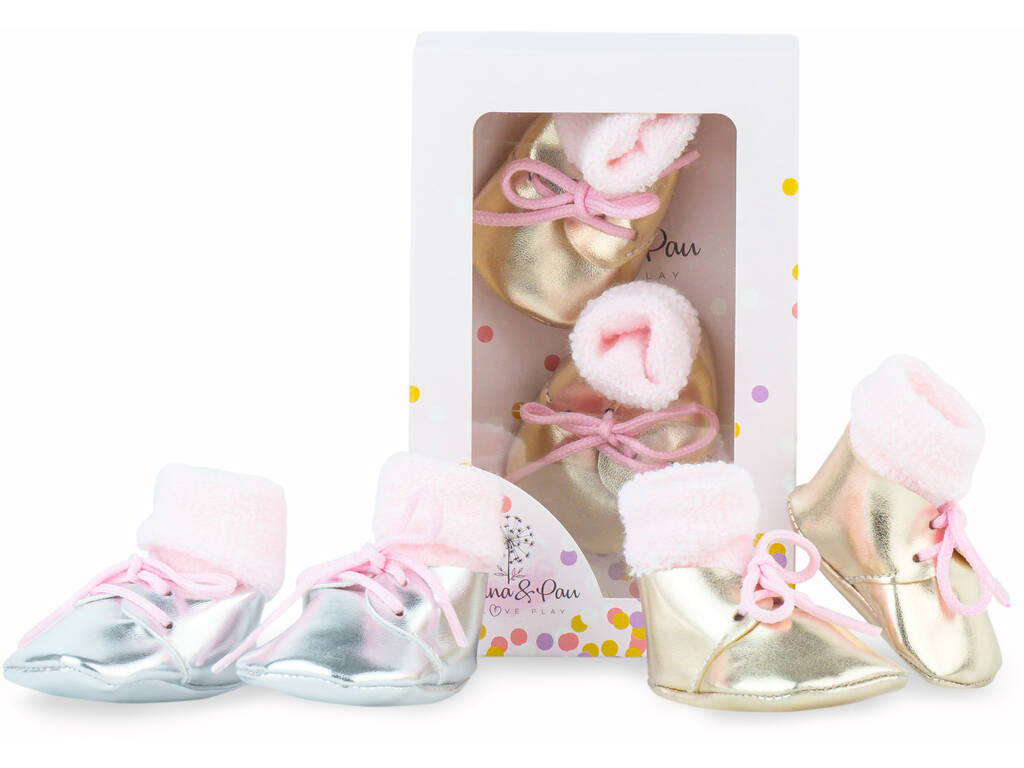 Étui avec chaussures et chaussettes pour poupée