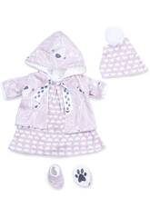 Robe pour poupée de 45 cm Alina avec bonnet