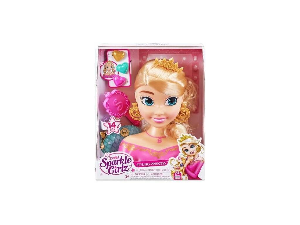 Zuru Sparkle Girlz Bust Styling Princess avec 52 pièces