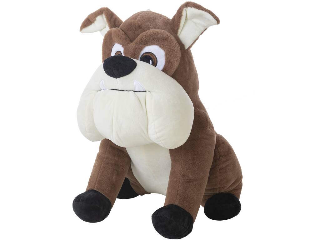 Peluche chien bouledogue de 45 cm