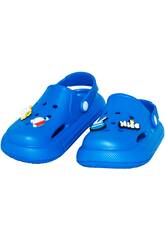 Sabots EVA perfors pour enfants Bleu Taille 24