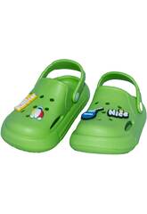 Sabots EVA perfors pour enfants Vert Taille 24
