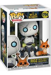 Funko Pop Movies Robot Sauvage Figurine Roz avec Fink et Brightbill