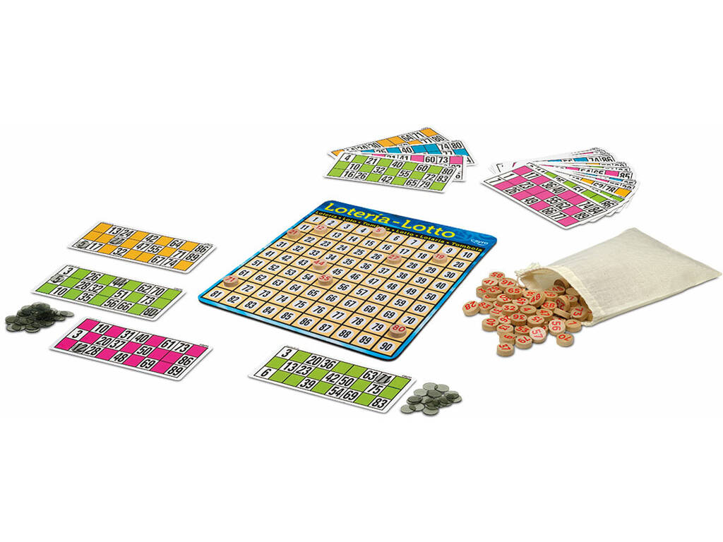 Boîte en métal pour loterie Bingo