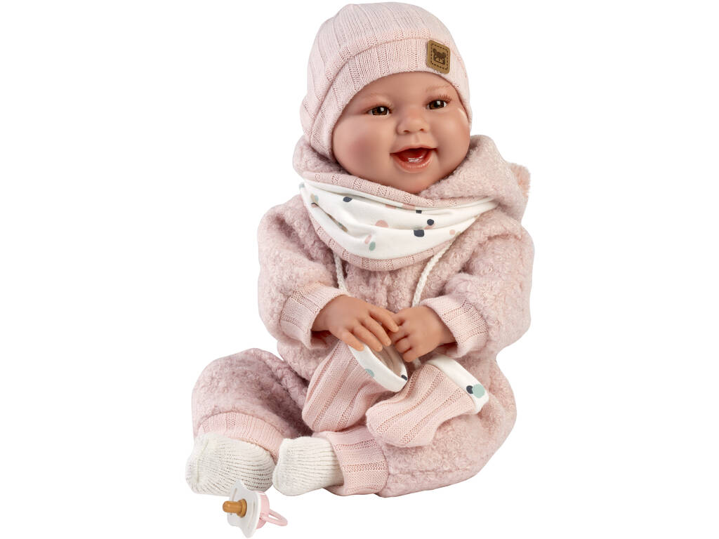 Poupée nouveau-né Tala Sonrisas de 44 cm avec tétine
