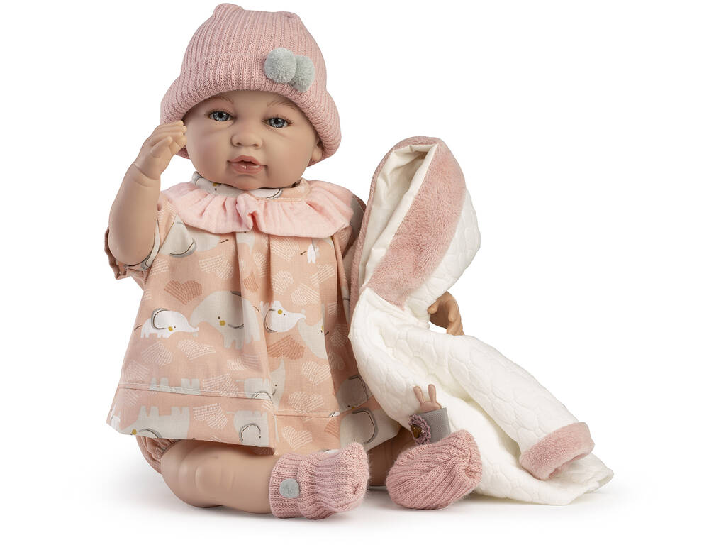 Poupée bébé pleureuse Sara nouveau-née de 50 cm avec manteau