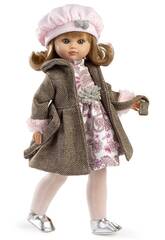 Poupée Fany Manteau et bonnet rose de 40 cm