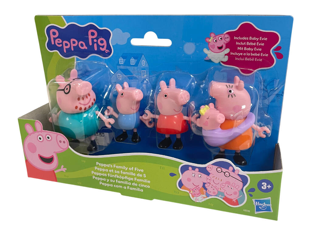 Peppa Pig Peppa et sa famille de cinq Pack