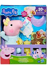 Peppa Pig Evie Grognements et câlins de 20 cm avec sons