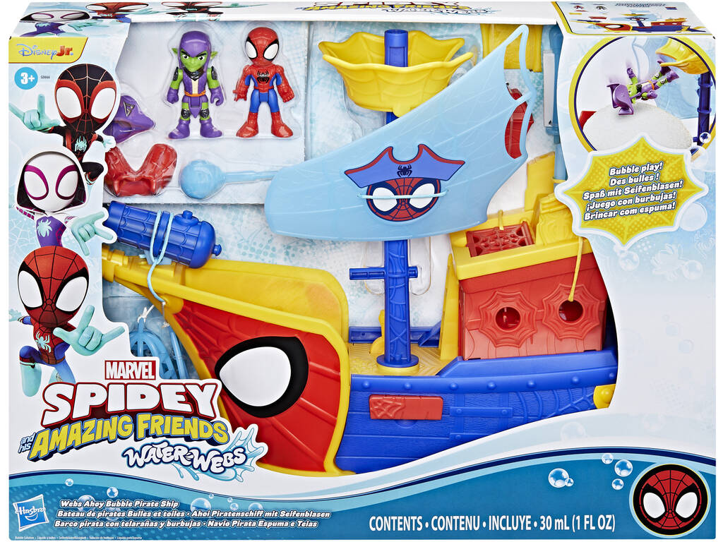 Spidey Waterwebs Barco Pirata