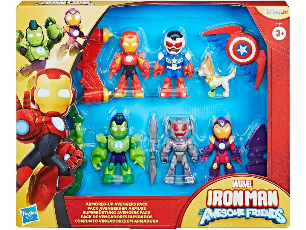 Marvel Iron Man And His Awesome Friends Armoured Avengers Pack