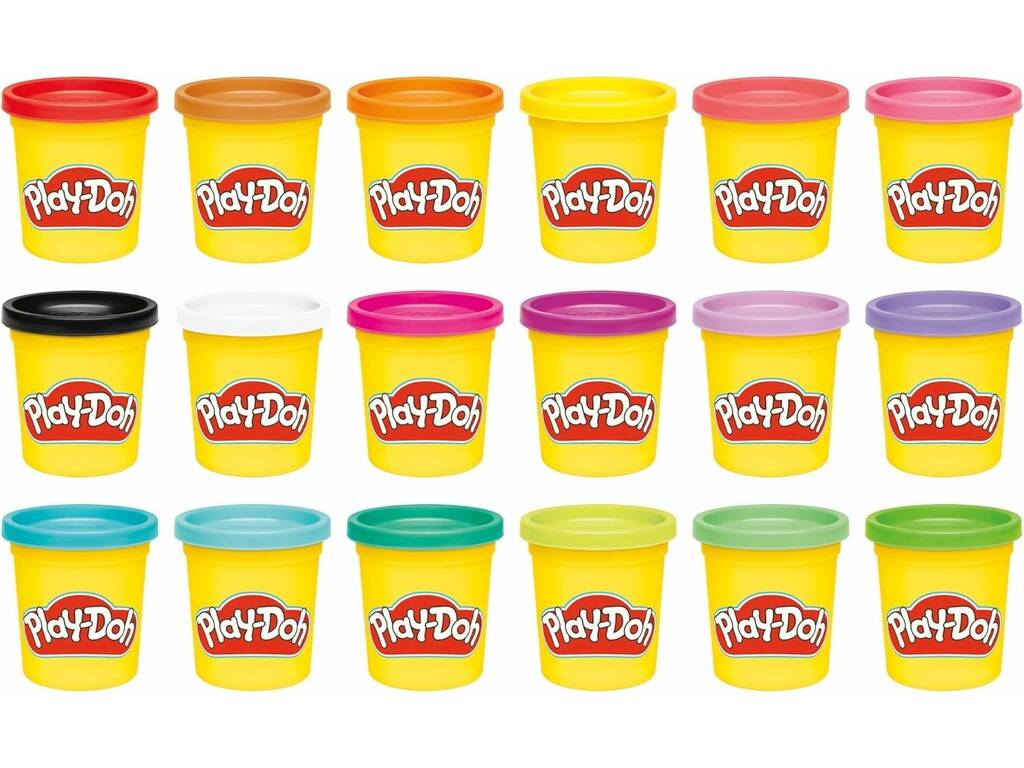 PlayDoh 18 paquets de pots de 85g