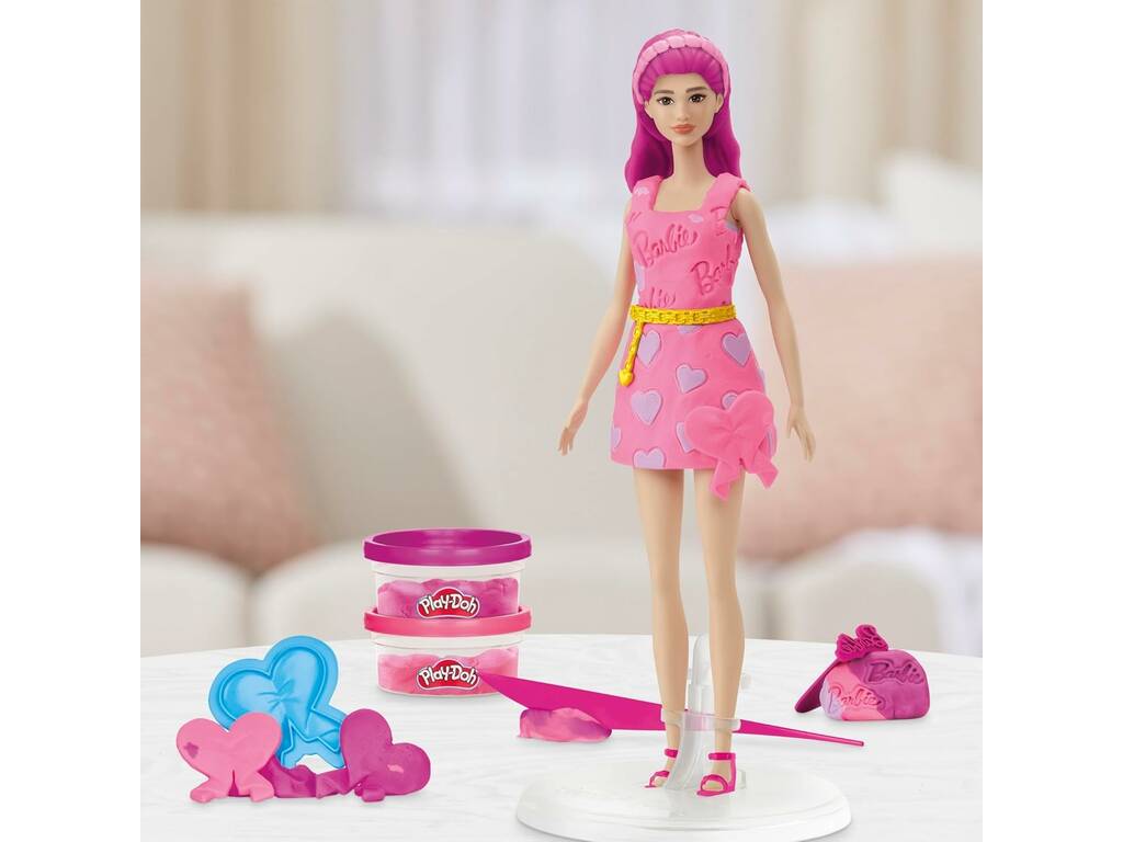 Playdoh Barbie Coeurs et Cheveux