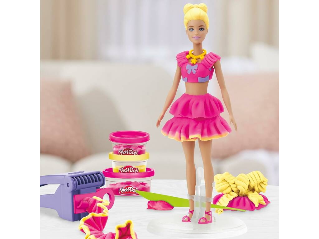Playdoh Barbie Volantes y Lazos