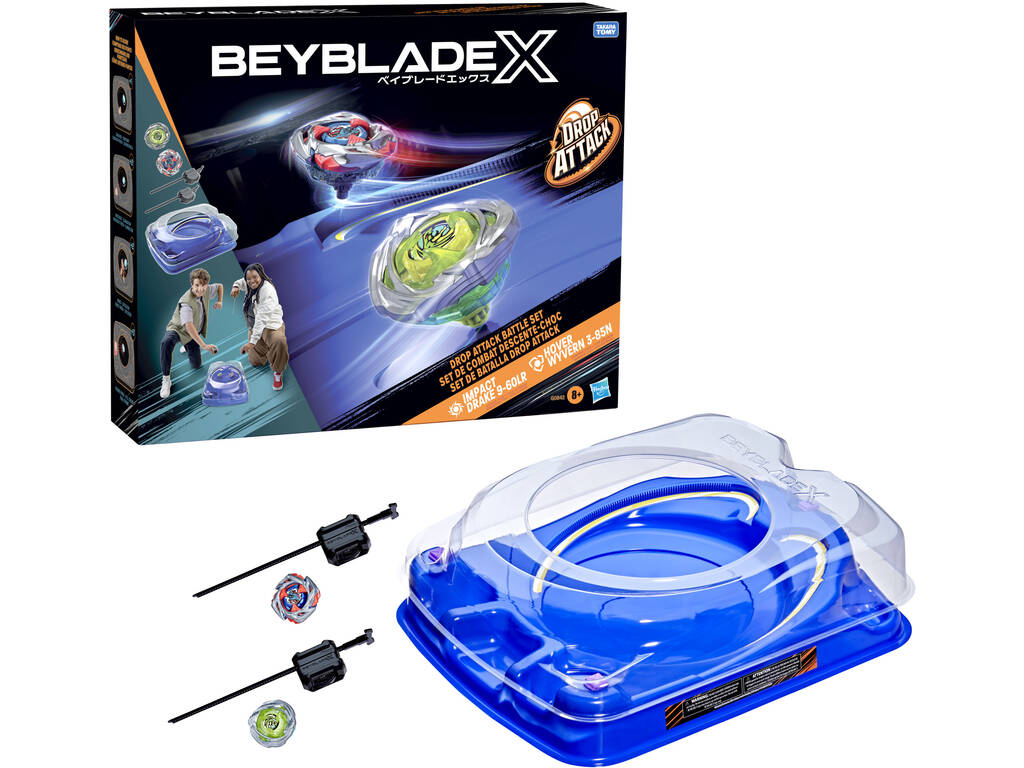 Beyblade X Estadio con Set Batalla Drop Attack