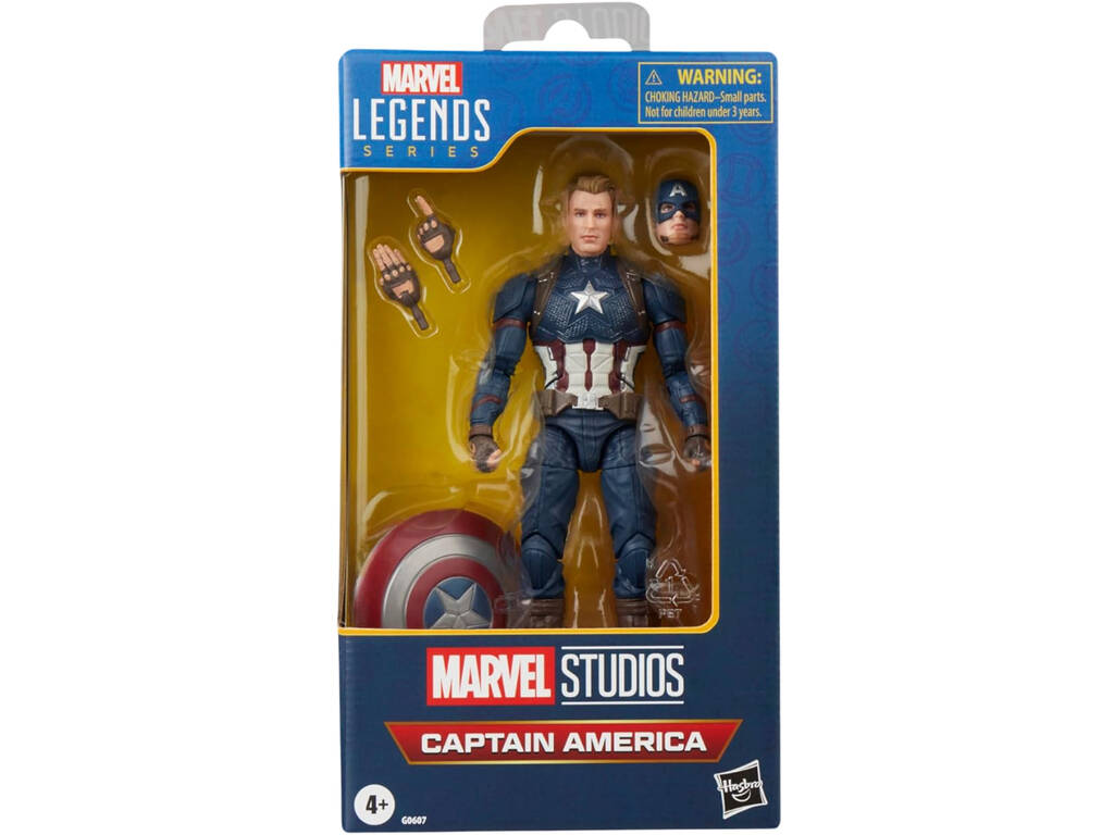 Marvel Legends Series Figura Capitán América de 16 cm