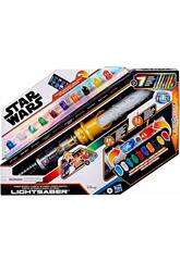Star Wars Cristal de puissance Sabre laser avec cristaux de puissance, lumière et sons