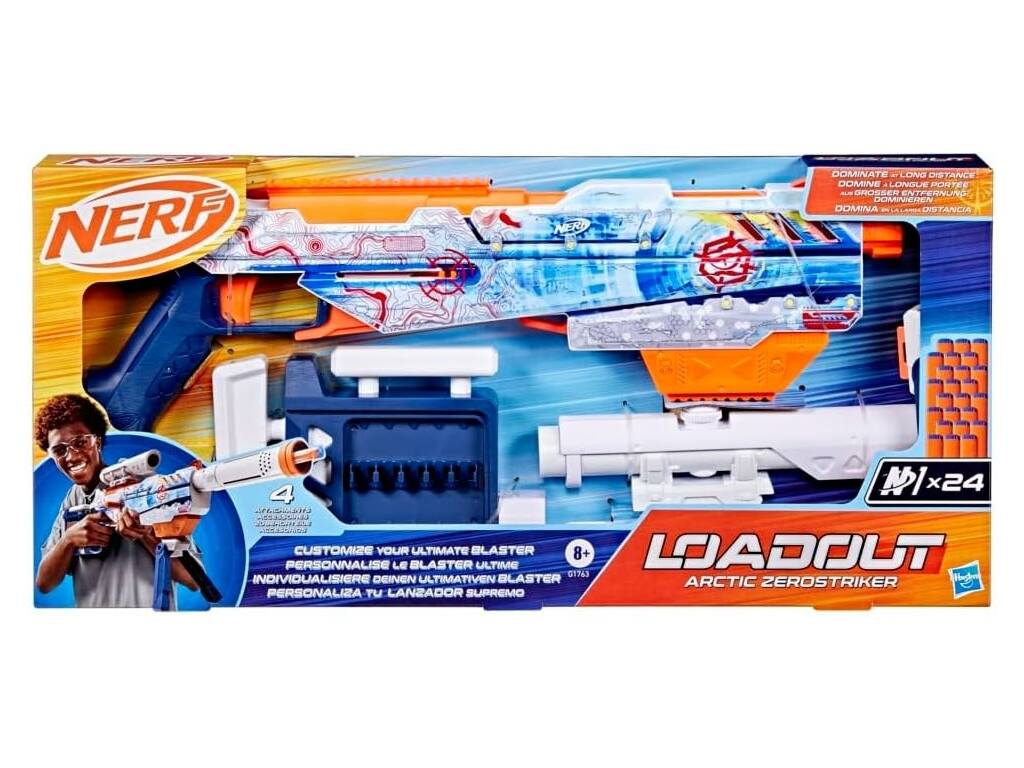 Lanceur Nerf Loadout Artic Zerostriker avec 24 fléchettes
