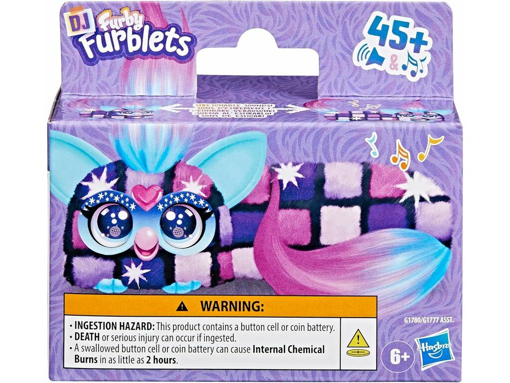 Furby Furblets DJ Peluche Dis-Co-Dazz avec sons