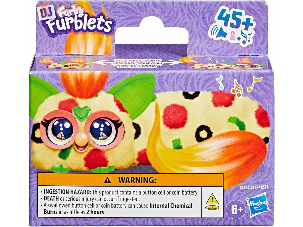 Furby Furblets DJ Peluche Peep-Oh-Roni avec sons