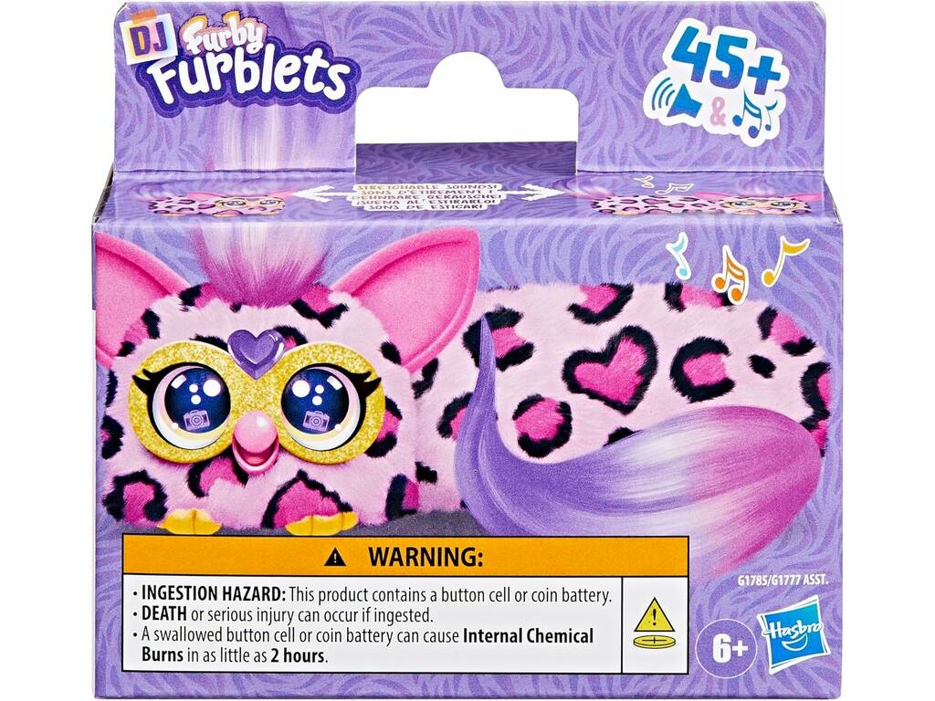 Furby Furblets DJ Peluche Kitt-Ee-Luv avec sons