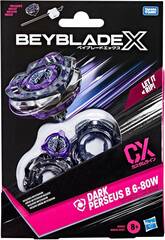 Beyblade X Trottola CX Dark Perseus B 6-80W con Lanciatore