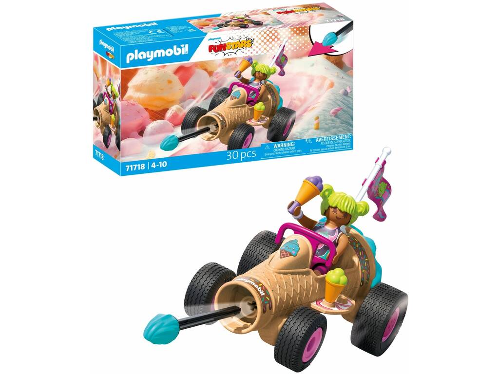 Playmobil FunStars Racing Cône de glace