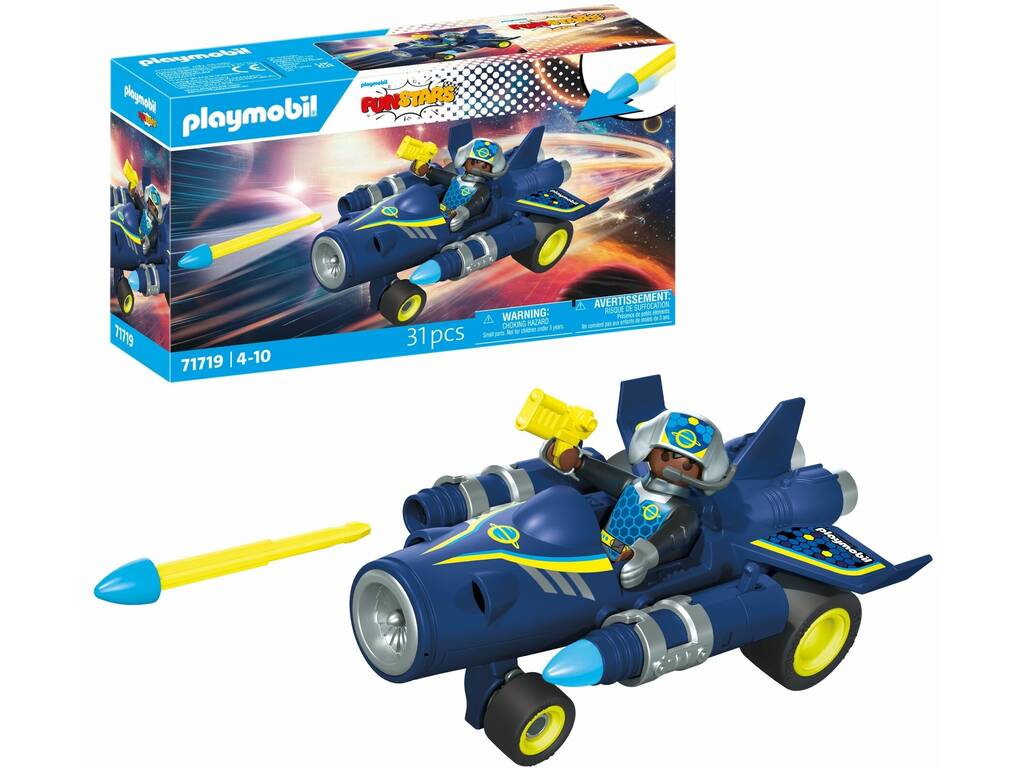 Playmobil FunStars Racing avion spatial