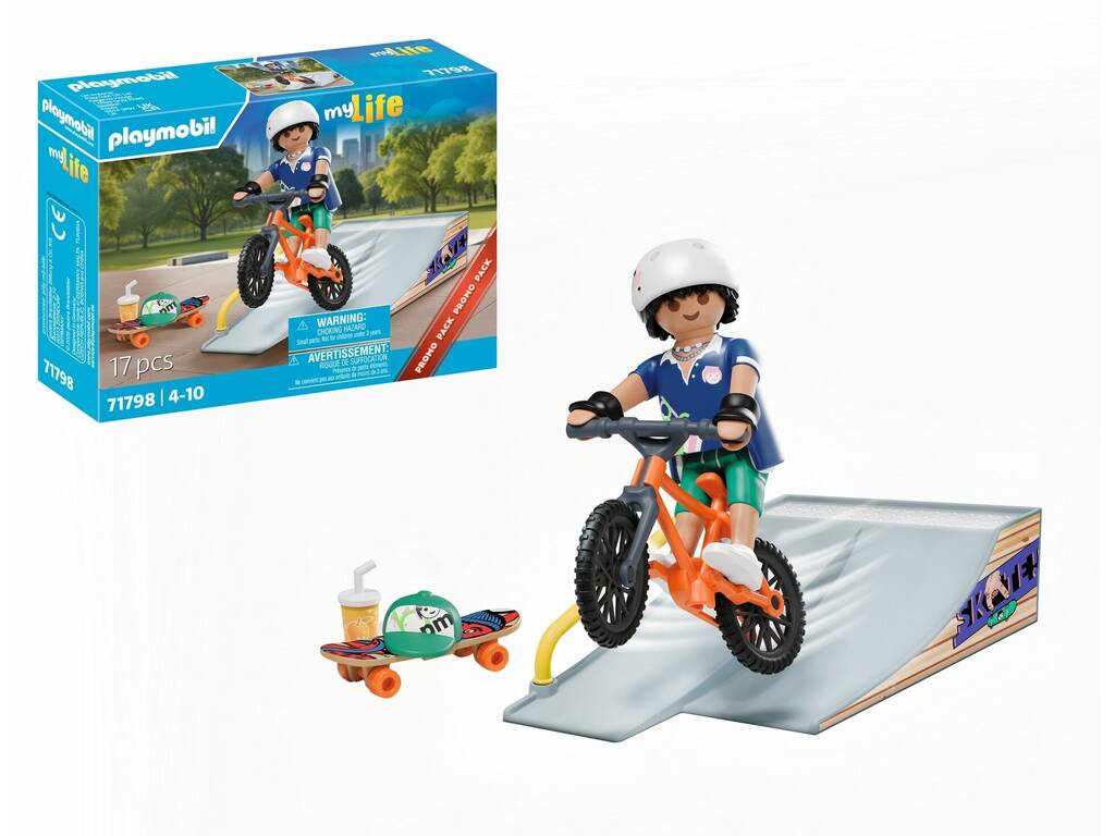 Playmobil Snowboarder com Rampa