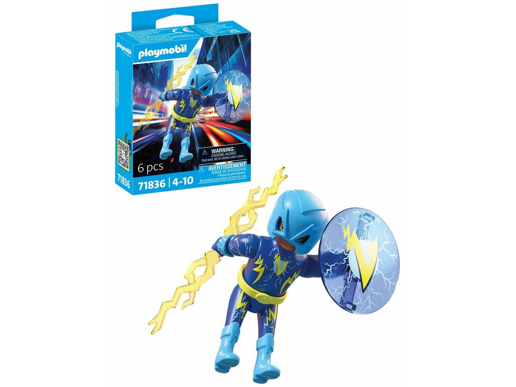 Playmobil Set Héros de la foudre