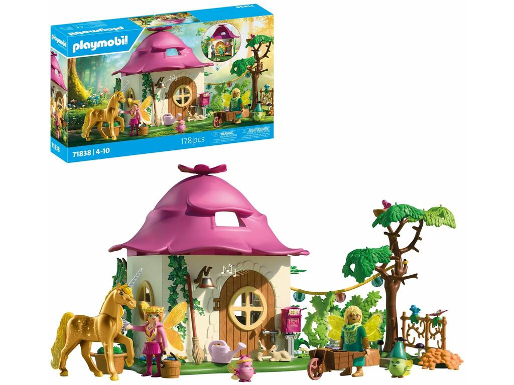 Playmobil Casa de Hadas con Unicornio Dorado