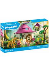 Playmobil Casa de Hadas con Unicornio Dorado