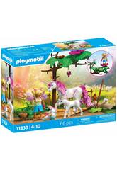 Playmobil Estable Mágico Unicornio para Mamá y Potro
