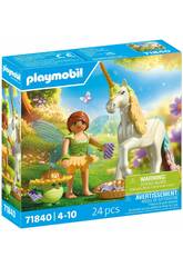 Playmobil Einhorn Rainbow Flower mit Fee