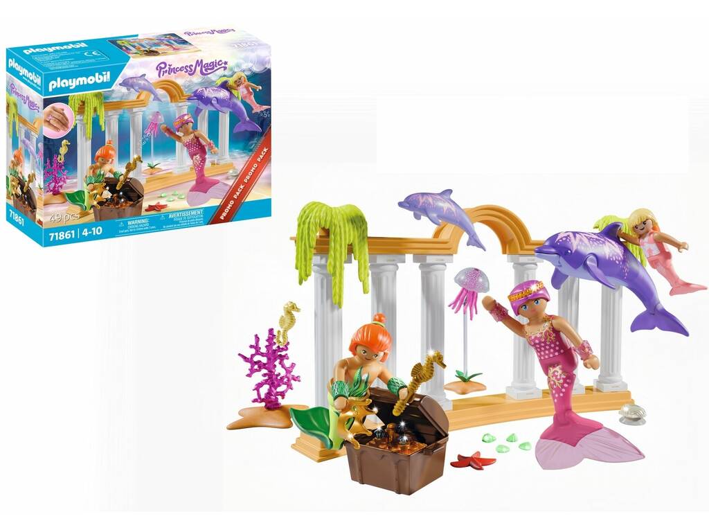 Playmobil Princess Magic Tesoro de Sirena con Delfines