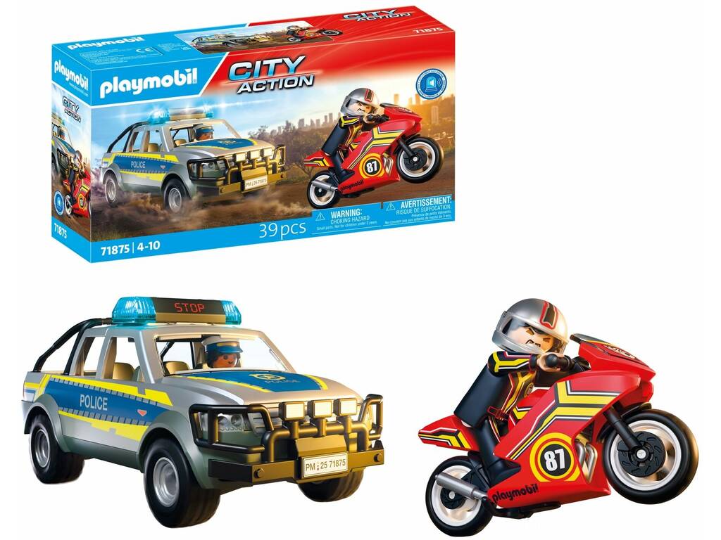 Playmobil City Action Pick Up Poursuite policière