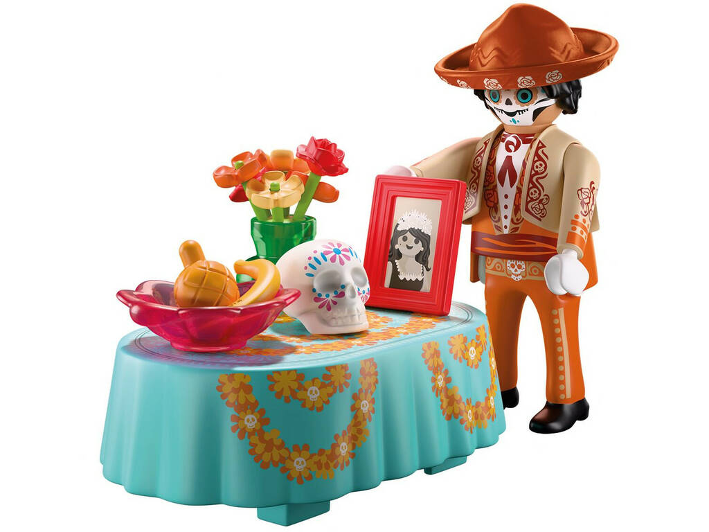 Playmobil Special Plus Figurine Jours des morts avec accessoires