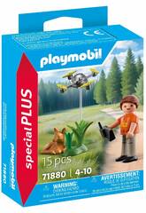 Playmobil Special Plus Set Salvataggio di un cerbiatto con drone