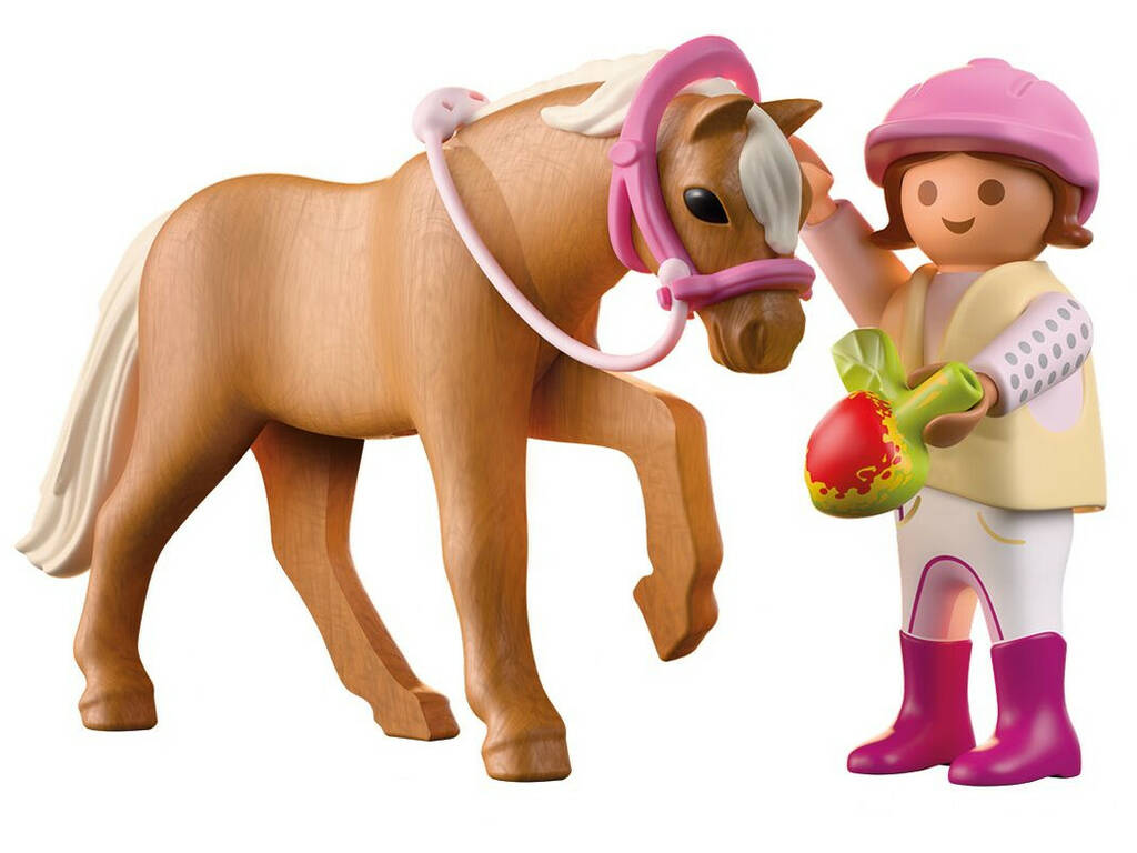 Playmobil Dou Pack fille avec poney
