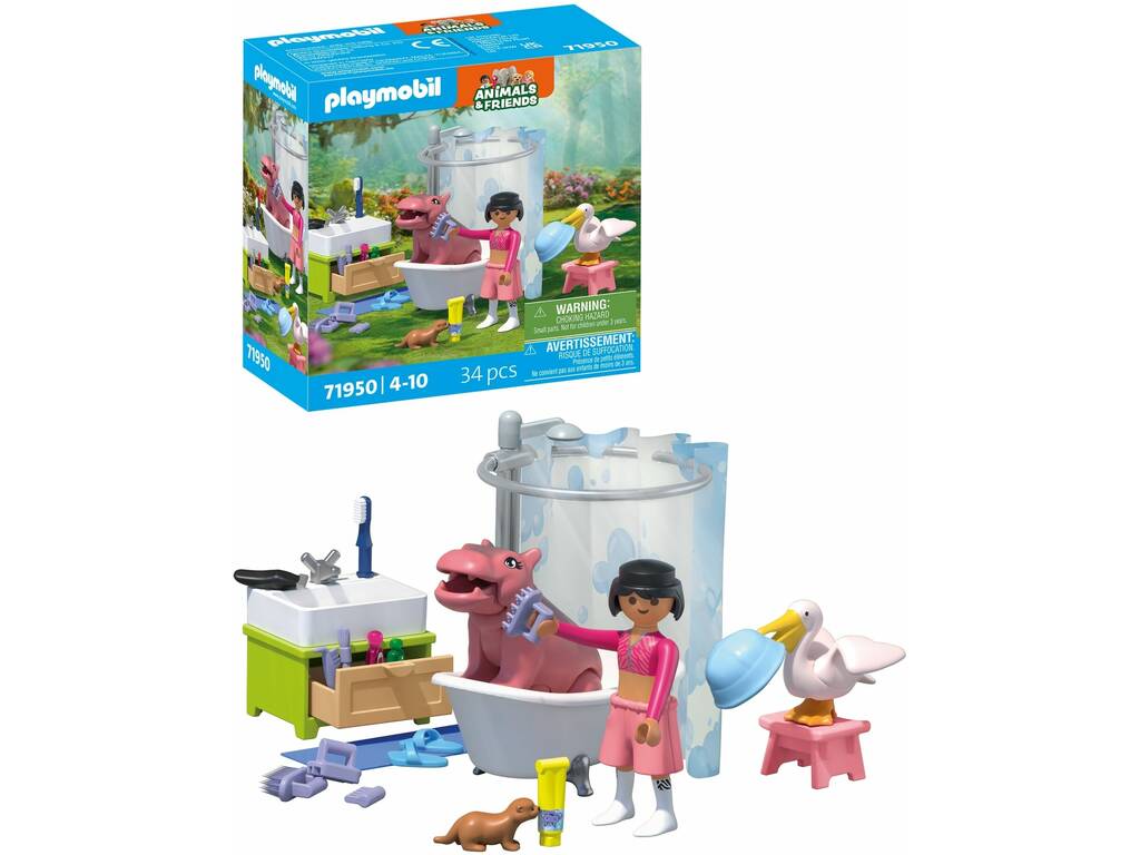 Playmobil Animals & Friends Banho Divertido