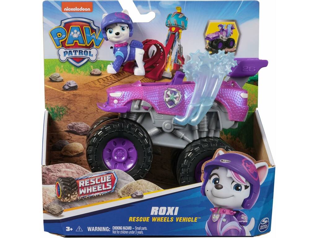 Patrouille Canine Rescue Wheels Véhicule avec figurine Roxi