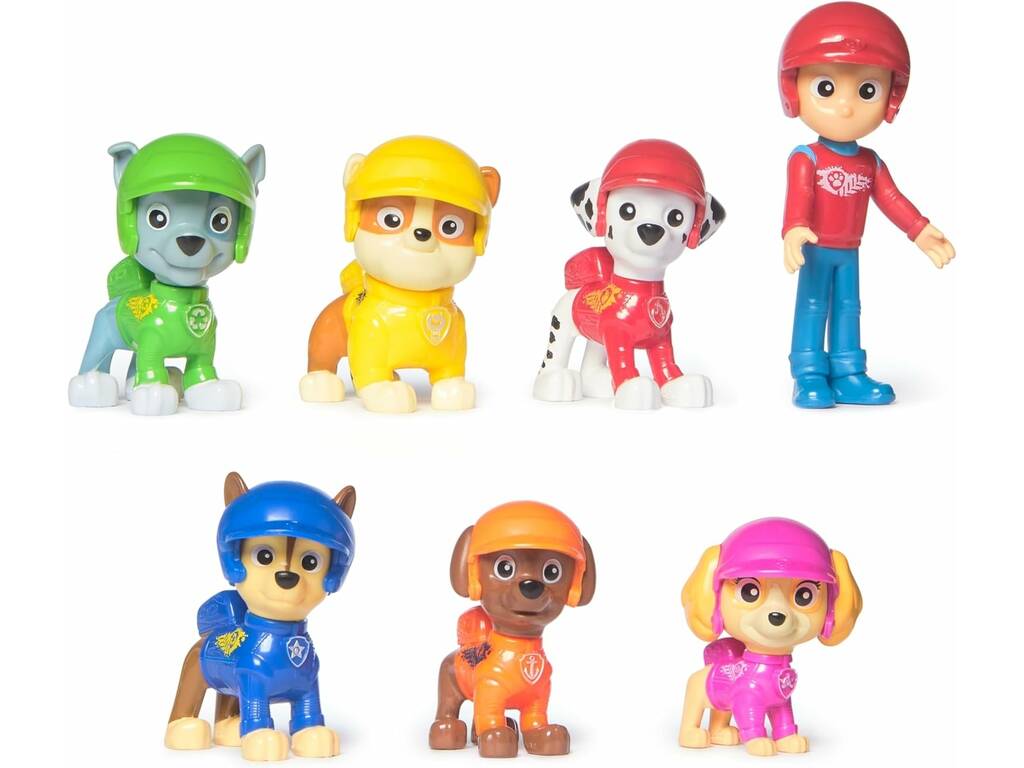 Patrulha Canina Rescue Wheels Pack 7 Figuras