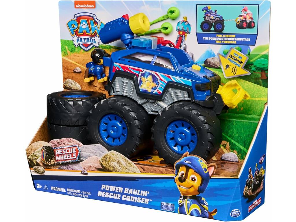 Patrouille Canine Rescue Wheels Rescue Cruiser avec figurine Chase