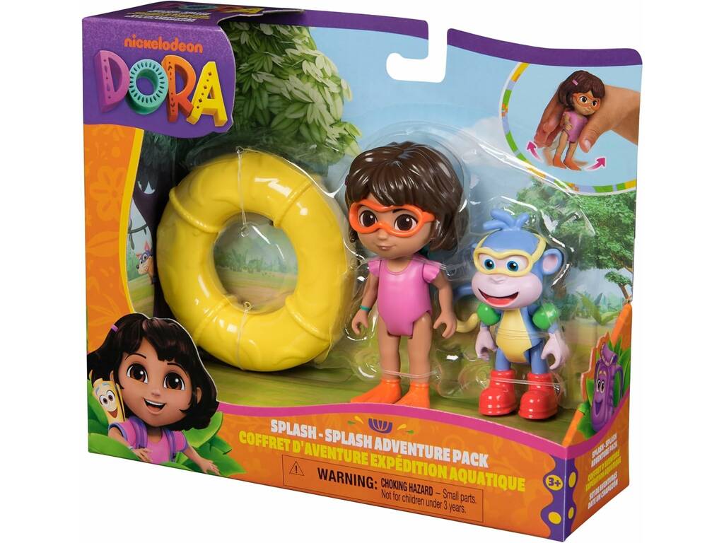 Ensemble Dora Adventure Set Take a Splash avec Dora et Boots