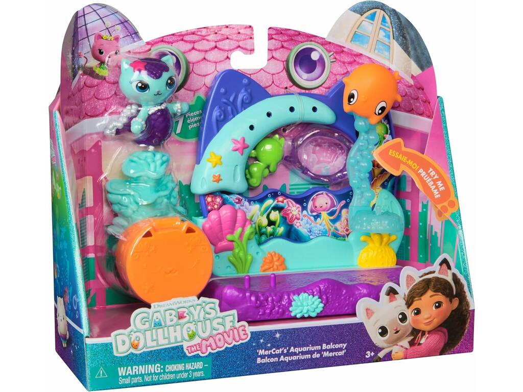 Gabby's DollHouse The Movie Balcony Aquarium of Mercat