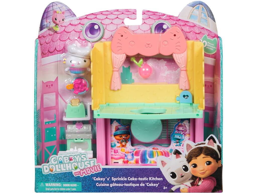 La maison de poupées Gabby Playset Chambre Cuisine Cakey