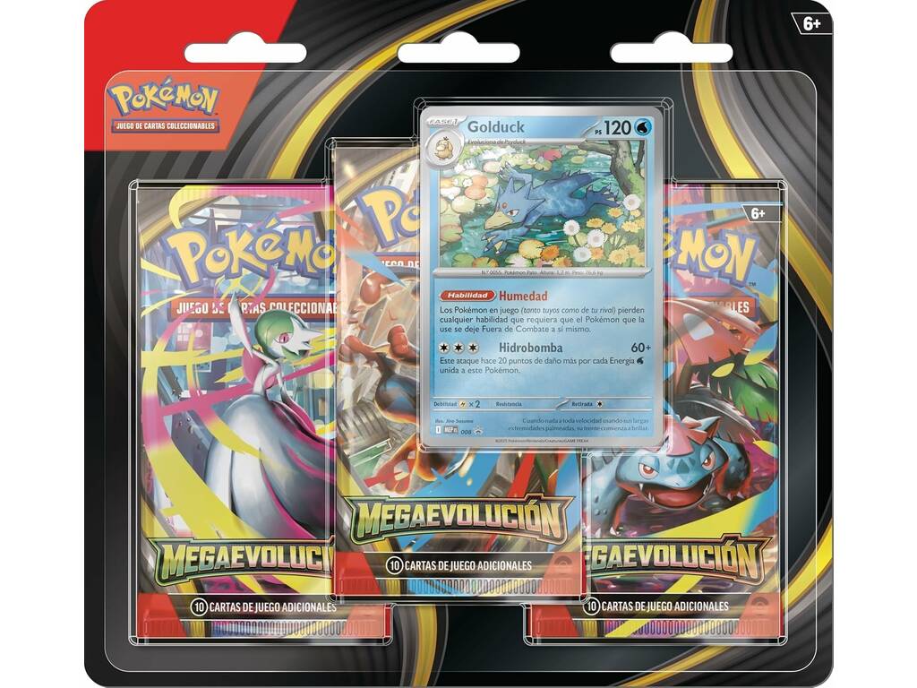 Pokémon TCG Méga-Évolution Blister avec 3 boosters et carte promo