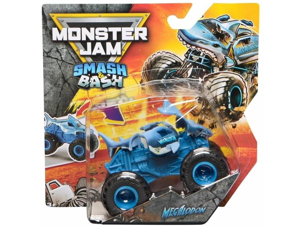 Monster Jam Smash & Bash Vehículo 1:64