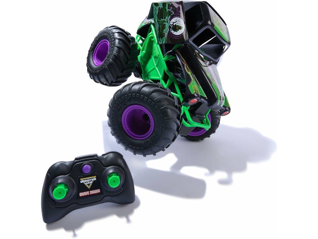 Véhicule fossoyeur télécommandé Monster Jam Smash & Bash